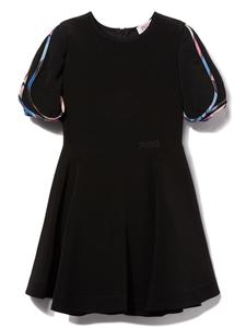 Платье кади PUCCI Junior, черный