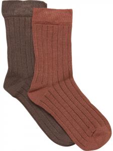 Minymo Детские носки коричневого цвета