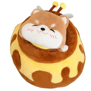 Плюшевая игрушка капибара с шайба ину милая капибара плюшевая кукла высота 35см/50см Tranquility and elegance