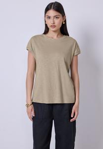 Базовая футболка Street One Studio, бежевый