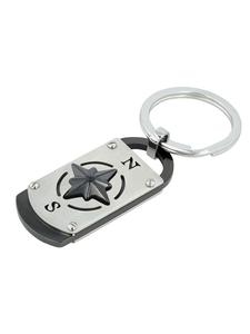 Adeliás Универсальный кулон - брелок из нержавеющей стали черного цвета