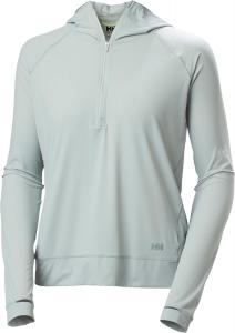 Helly-Hansen Shine Solen 1/2 Zip Hoodie для женщин - универсальная толстовка для активного отдыха, легкая и дышащая Helly Hansen, 462 Green Mist