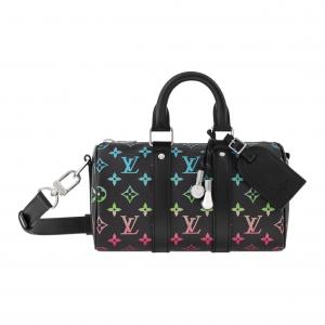 Сумка Keepall Coated Canvas Boston Bag унисекс градиент Rainbow LOUIS VUITTON