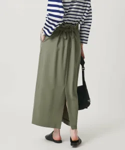 Юбка-пекарь из ацетатного полиэстера United Arrows, цвет Olive