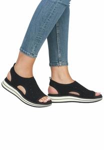 Босоножки на танкетке RIEMCHEN Remonte, черный