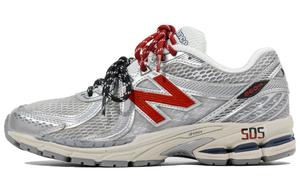 New Balance 860 Extreme Step, красные сигнальные дышащие низкие повседневные кроссовки унисекс, серые, черные, красные