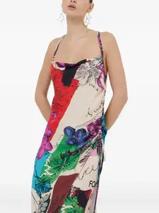 Миди-платье с цветочным принтом Iceberg, нейтральный