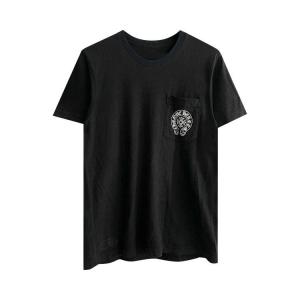 Футболка Chrome Hearts Honolulu Horseshoe Pocket Tee, Black