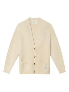 Кардиган Eborah с карманами Marant Étoile, кремовый
