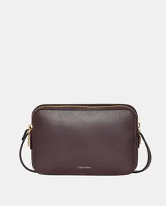 Повседневная сумка на двойной молнии Calvin Klein, черный