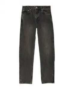 Джинсы со вшитыми молниями на штанинах Represent, серый