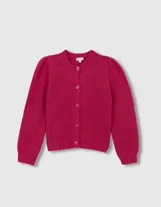 Детская куртка с буфами на рукавах Gocco, фуксия