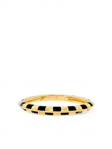 Кольцо из желтого золота в клетку Yvonne Léon, золотистый