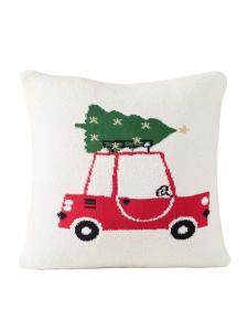 Boltze Подушка "Criso" в бело-красно-зеленой цветовой гамме - (Д)45 x (Ш)45 см