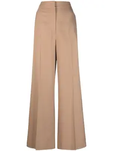 Широкие брюки строгого кроя Fabiana Filippi, коричневый