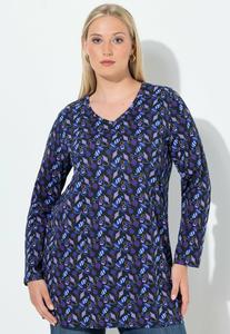 Топ Ulla Popken BAUMSCHMUCK V-AUSSCHNITT , Black