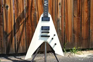 ESP Custom Shop VULTURE Джеймс Хетфилд 6-струнная электрогитара - Олимпийский белый с кейсом (2025)