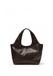 Сумка средней степени отделки Massimo Dutti, Dark Brown