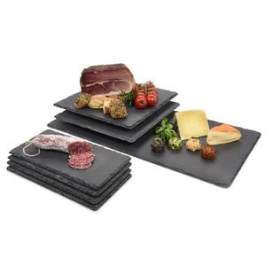 7 штук набор сервировочных тарелок Sänger, серый