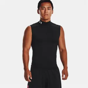 Футболка Under Armour HeatGear Armour Comp Mock, черный