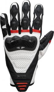 Перфорированные мотоциклетные перчатки IXS rapid 1.0, Black/White/Red