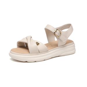 Сандалии с одним ремешком женские Golden Silk Rabbit, Beige