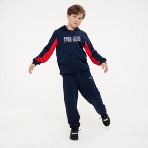 PUMA Детский спортивный костюм на молнии - синий/красный