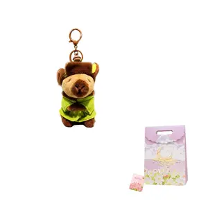 Капибара водяная крыса в деревенском стиле брелок кукла плюш подвеска 13см высота Jinnew