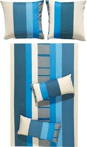 Постельное белье сине-темно-синее 1x 135x200 см + 1x 80x80 см REDBEST