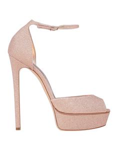 Сандалии Casadei, розовое золото