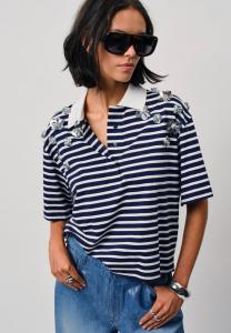 Поло Dante6 TITAN EMBELLISHED , Blue/Dark Blue