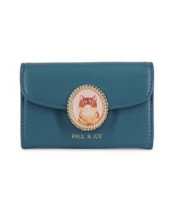 Разделенный футляр для визитных карточек PJA-W1174, брошь в виде кошки.