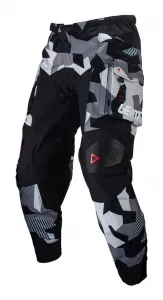 Мотоциклетные брюки Moto 4.5 HydraDri Leatt, черный/серый камуфляж
