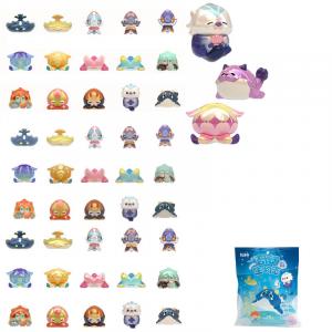 Оригинальная коллекция морских существ энциклопедия фантастических существ мистические коробки одиночная мистическая коробка/полный набор 12 шт GenShin