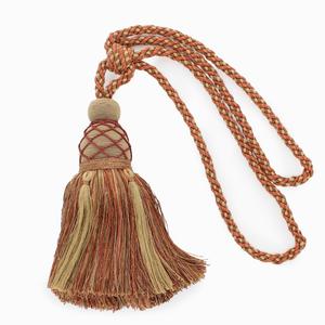 Кисточки для штор DecoPro, бежевый / красный