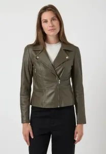 Кожаная куртка yassophie Yas, Dark Olive