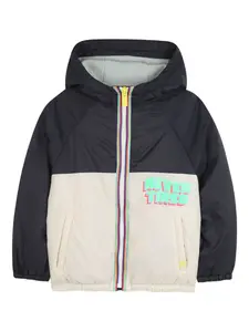 Куртка в стиле колор-блок с капюшоном Billieblush, черный