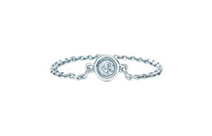 TIFFANY & CO. Кольца Elsa Peretti Platinum Unisex Silver