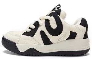 Низкие женские скейтерские кроссовки HERLOOK, молочный чай, 4 см