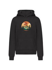 Толстовка F4NT4STIC Sonnenuntergang Berglandschaft, черный