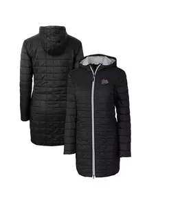Женское черное пальто Montana Grizzlies Rainier PrimaLoft Eco с капюшоном Cutter & Buck