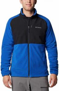 Columbia мужская флисовая куртка Sage Peak с молнией, Mountain Blue/Black