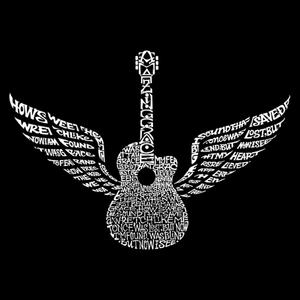 Amazing Grace — мужская футболка премиум-класса с рисунком Word Art LA Pop Art