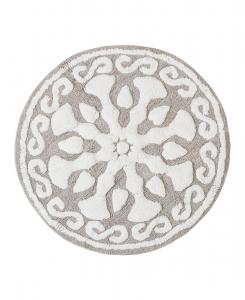 Коврик для ванной Casablanca из ворсистого хлопка, круглый, 64 см Madison Park, серый