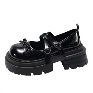 Туфли Мэри Джейн на массивном каблуке для женщин BINGO DUCK, Black