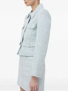 Жакет с клапанами на карманах и жемчужными пуговицами Miss Sixty, синий