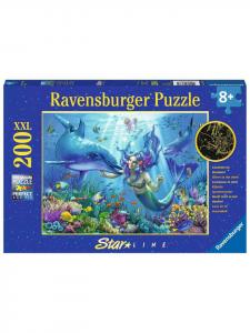 Пазл Ravensburger, 200 деталей, «Светящийся подводный рай» в красочном исполнении