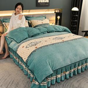 FUANNA Комплект постельного белья 1,5 м, 4 предмета, пододеяльник 200x230 см