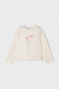 Хлопковая водолазка Mayoral, бежевый