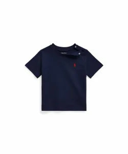 Детская хлопковая футболка с круглым вырезом